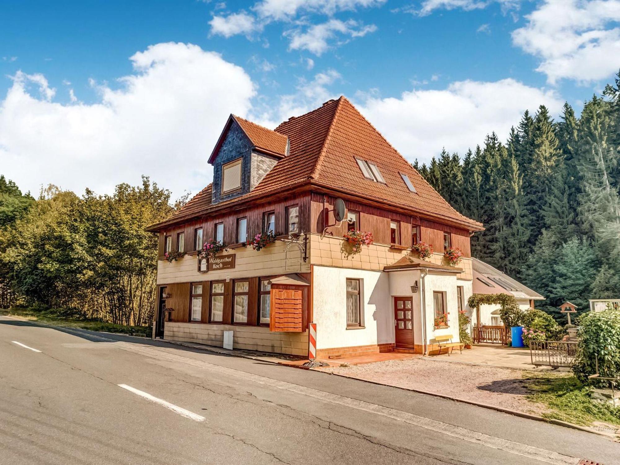 Apartment Thuringian Forest With Balcony Gießübel Eksteriør billede