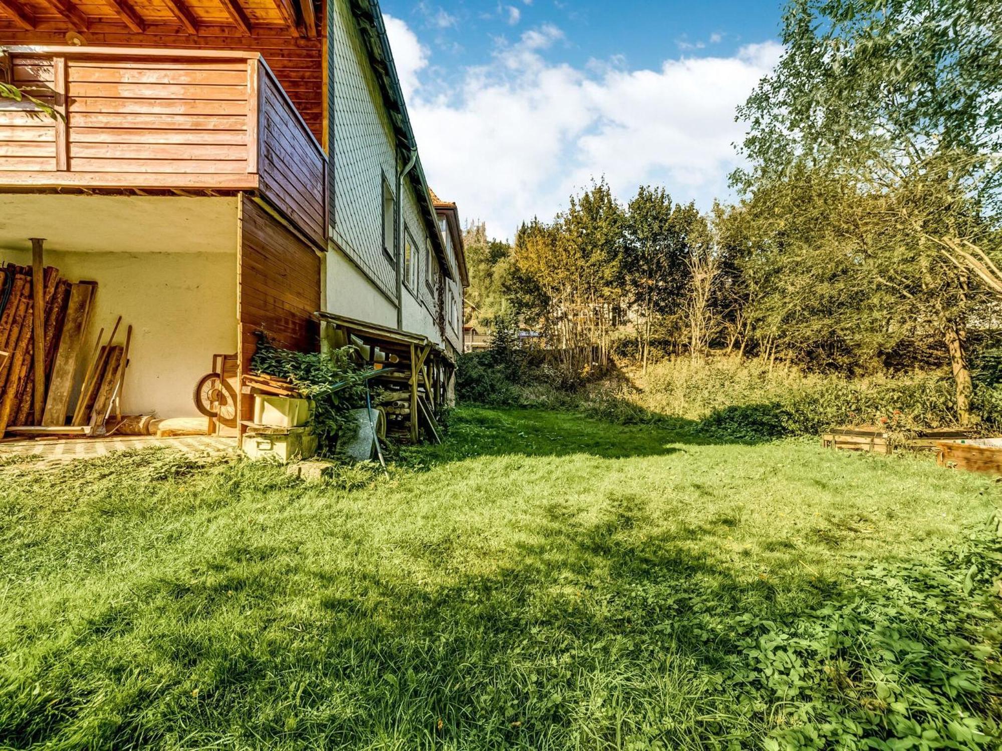 Apartment Thuringian Forest With Balcony Gießübel Eksteriør billede